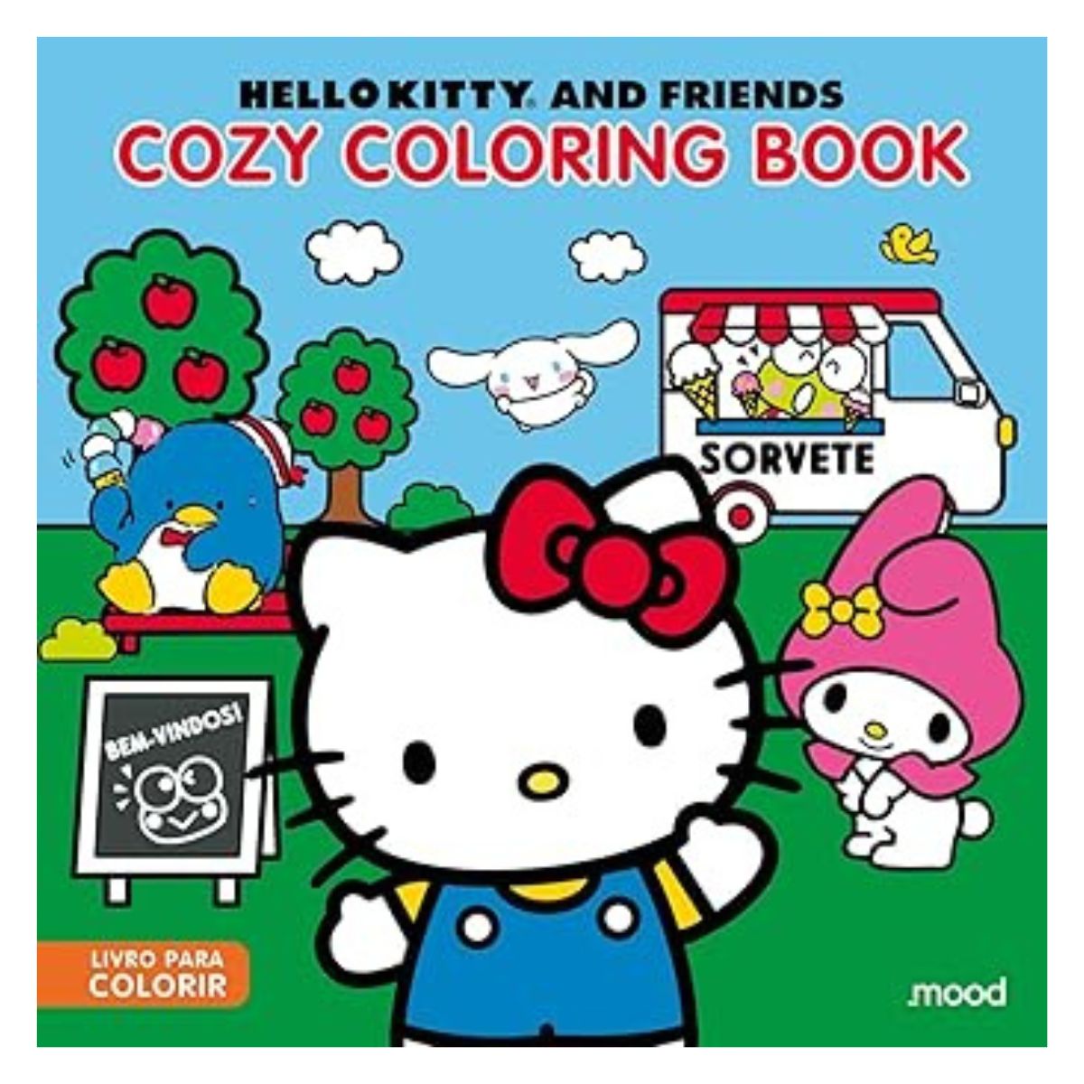 Livro Hello Kitty And Friends - Cozy Coloring Book Bobbie Goods - Para Colorir / Relaxar / Atividades - Mood / Ciranda Cultural Livro Hello Kitty And Friends - Cozy Coloring Book Bobbie Goods - Para Colorir / Relaxar / Atividades - Mood / Ciranda Cultural